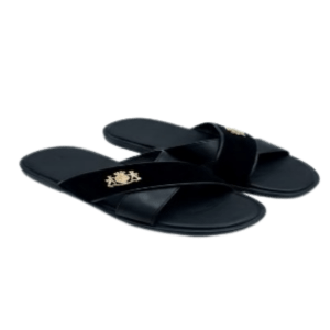Velvet Royal Palm Slipper