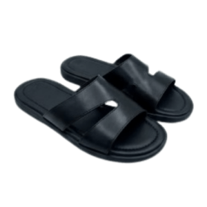 Stealth Black Palm Slipper